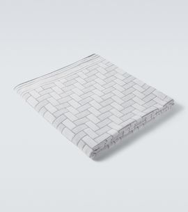 Brioni Brioni Logo cotton terry beach towel