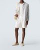 Brioni Brioni Pleated linen and cotton shorts - 2