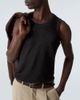 Brioni Brioni Ribbed-knit cotton, linen, and silk tank top - 5