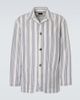 Brioni Brioni Striped cotton and linen blazer - 1