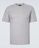 Brioni Brioni Striped linen and cotton T-shirt - 1