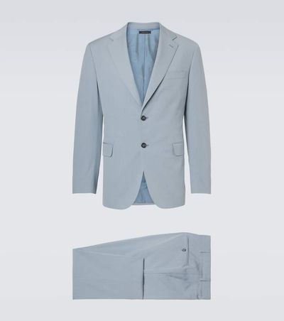 Brioni Brioni Trevi cotton and silk-blend suit