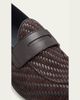 Brioni Men's Appia Woven Leather Penny Loafers - 3