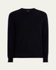 Brioni Men's Cashmere and Wool Raglan Crewneck Sweater - 1