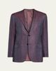 Brioni Men's Chevron Cashmere Single-Breasted Sport Coat - 1