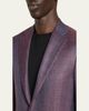 Brioni Men's Chevron Cashmere Single-Breasted Sport Coat - 5