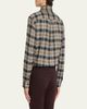 Brioni Men's Cotton Flannel Plaid Button-Down Shirt - 3