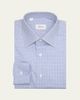 Brioni Men's Cotton Micro-Check Point Collar Dress Shirt - 1