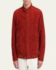 Brioni Men's Leather Stand-Collar Blouson - 4