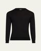 Brioni Men's Long-Sleeve Crewneck T-Shirt - 1