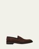 Brioni Men's Lukas Suede Penny Loafers - 1