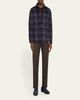 Brioni Men's Lukas Suede Penny Loafers - 7