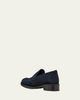 Brioni Men's Lukas Suede Penny Loafers - 8