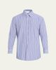 Brioni Men's Pinstripe Cotton Sport Shirt - 1