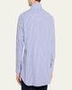Brioni Men's Pinstripe Cotton Sport Shirt - 3
