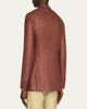 Brioni Men's Silk and Cashmere Prince of Wales Sport Coat - 3