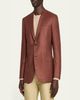 Brioni Men's Silk and Cashmere Prince of Wales Sport Coat - 4