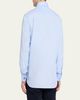 Brioni Men's Solid Cotton French-Cuff Sport Shirt - 3