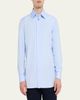 Brioni Men's Solid Cotton French-Cuff Sport Shirt - 4