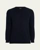 Brioni Men's Wool and Cashmere Cable Knit Crewneck Sweater - 1