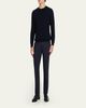 Brioni Men's Wool and Cashmere Cable Knit Crewneck Sweater - 2