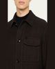 Brioni Men's Wool Herringbone Overshirt - 5
