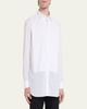 Brioni Pleated Poplin French-Cuff Dress Shirt - 4