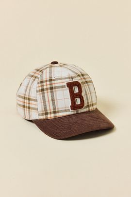 Brixton Brixton Big B Plaid Hat in Whitecap Plaid, Men's at Urban Outfitters