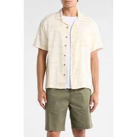 Brixton Brixton Bunker Slub Print Camp Shirt