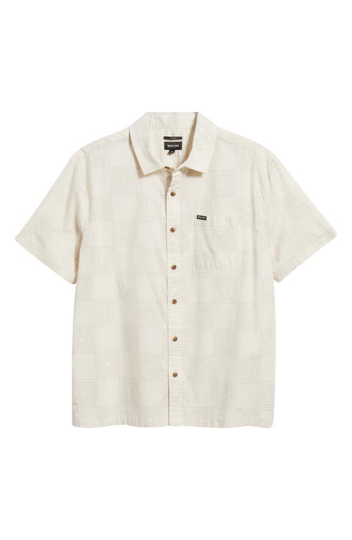 Brixton Brixton Cru Checker Short Sleeve Button-Up Shirt