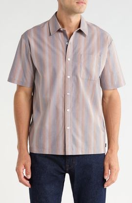 Brixton Brixton Cru Relaxed Fit Short Sleeve Shirt