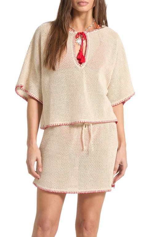 Brixton Brixton Mesh Knit Cover-Up Top