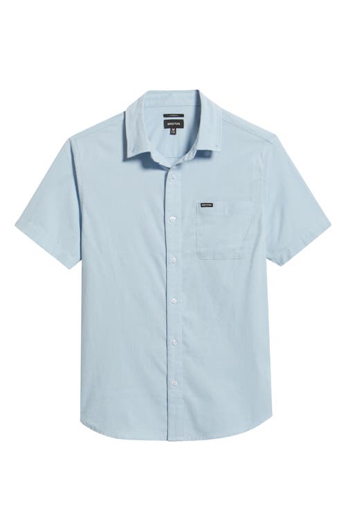 Brixton Brixton Sanford Oxford Short Sleeve Cotton Blend Button-Up Shirt