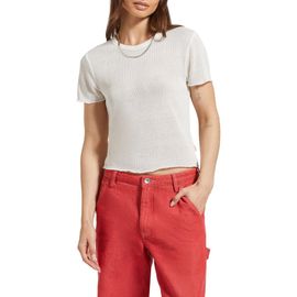Brixton Brixton Semisheer Knit Short Sleeve Top