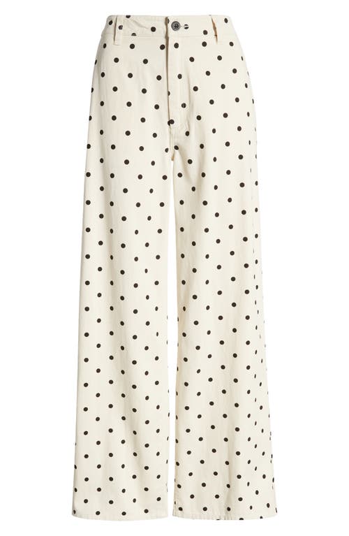 Brixton Brixton Victory High Waist Wide Leg Cotton Pants