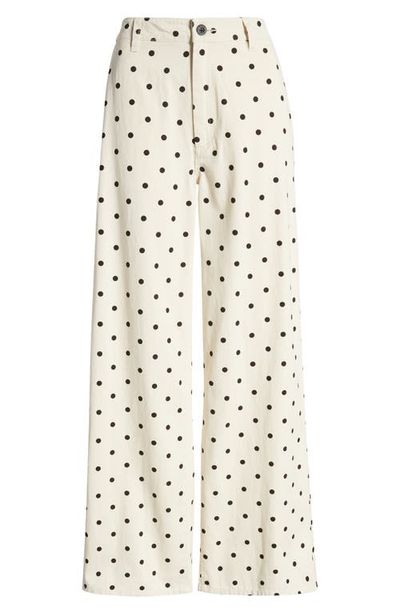 Brixton Brixton Victory High Waist Wide Leg Cotton Pants