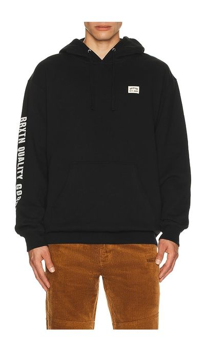 Brixton Brixton Woodburn Label Hoodie