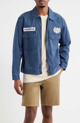 Brixton Brixton x Goodyear Patch Jacket