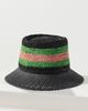 Brixton Ellee Festival Straw Bucket Hat - 1