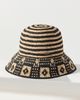 Brixton Packable Straw Bucket Hat - 1