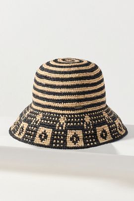 Brixton Packable Straw Bucket Hat