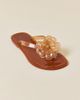 Brizza Arezzo Brizza Arezzo Flower Jelly Sandals in Orange, Women's at Urban Outfitters - 3