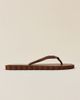 Brizza Arezzo Brizza Arezzo Scalloped Thong Sandals in Brown, Women's at Urban Outfitters - 2