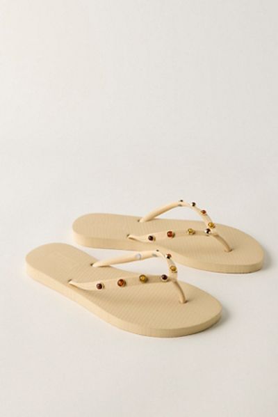 Brizza Arezzo Englewood Embellished Flip Flops