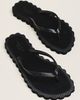 Brizza Arezzo Scalloped Flip-Flop Sandals - 1