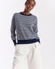 Brodie Pure Cashmere Brodie Pure Cashmere Beach Stripe Cashmere Sweater - 1