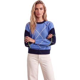Brodie Pure Cashmere Brodie Pure Cashmere Highland Argyle Crewneck Sweater