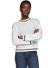 Brodie Pure Cashmere Brodie Pure Cashmere Stitchy Trim Crew Sweater - 1