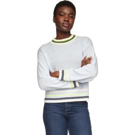 Brodie Pure Cashmere Brodie Pure Cashmere Stitchy Trim Crew Sweater
