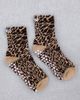 Brogi Yoga Brogi Yoga Animal Print Grip Pilates Socks in Leopard Brown, Women's at Urban Outfitters - 1
